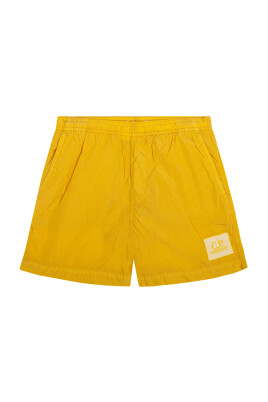 gule-badeshorts-med-logo-patch