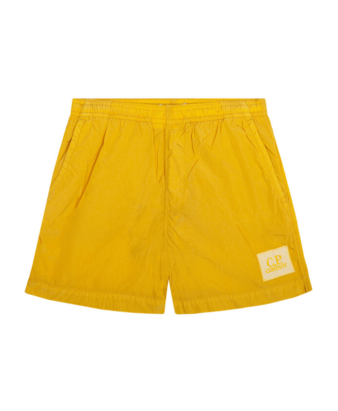 shorts-de-bain-jaunes-avec-ecusson