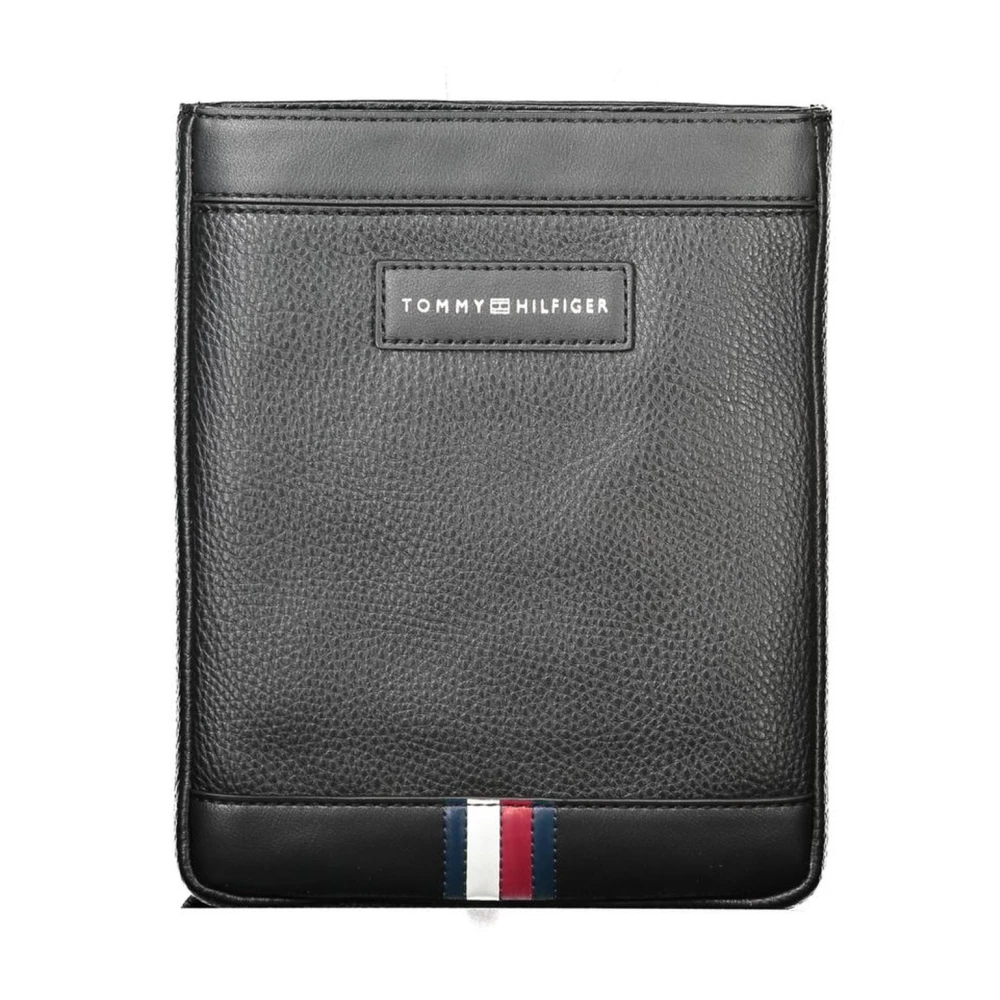 Tommy Hilfiger Zwarte Schoudertas voor Mannen Black Heren