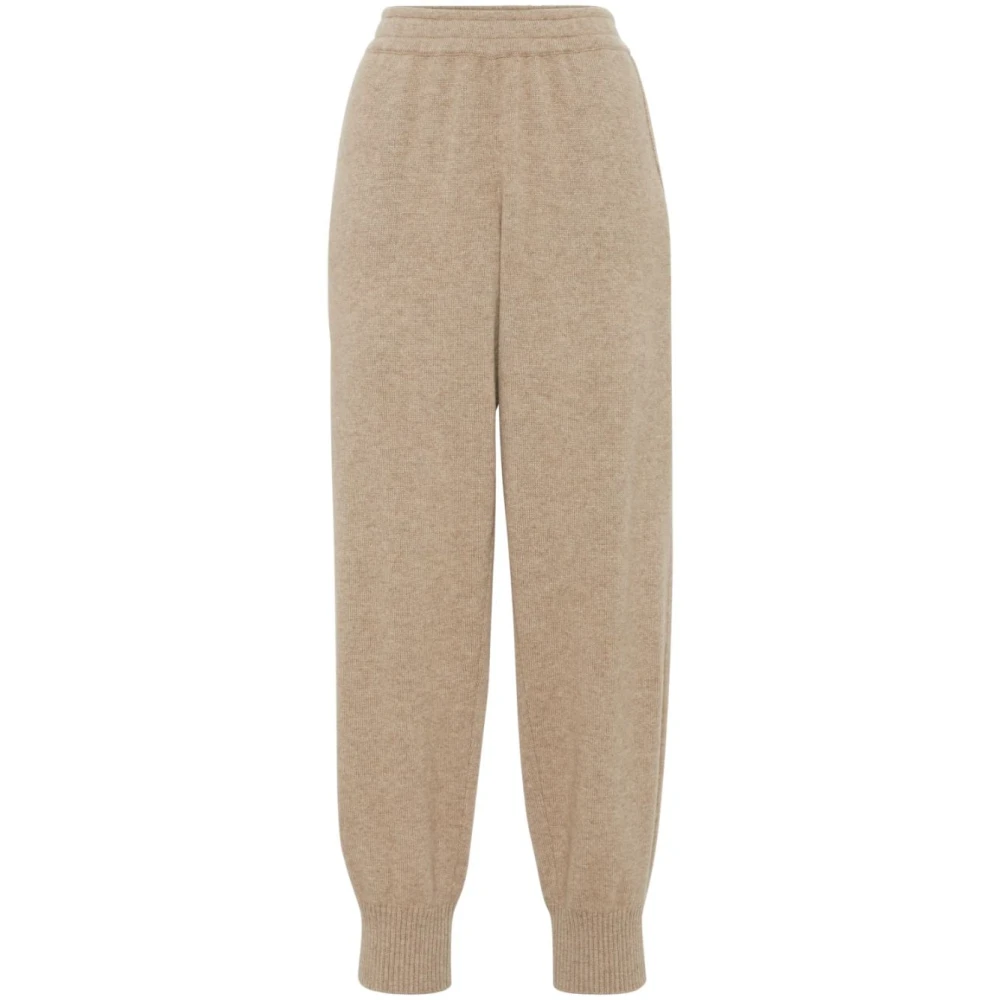 BRUNELLO CUCINELLI Bruine Broek Elegante Stijl Brown Dames