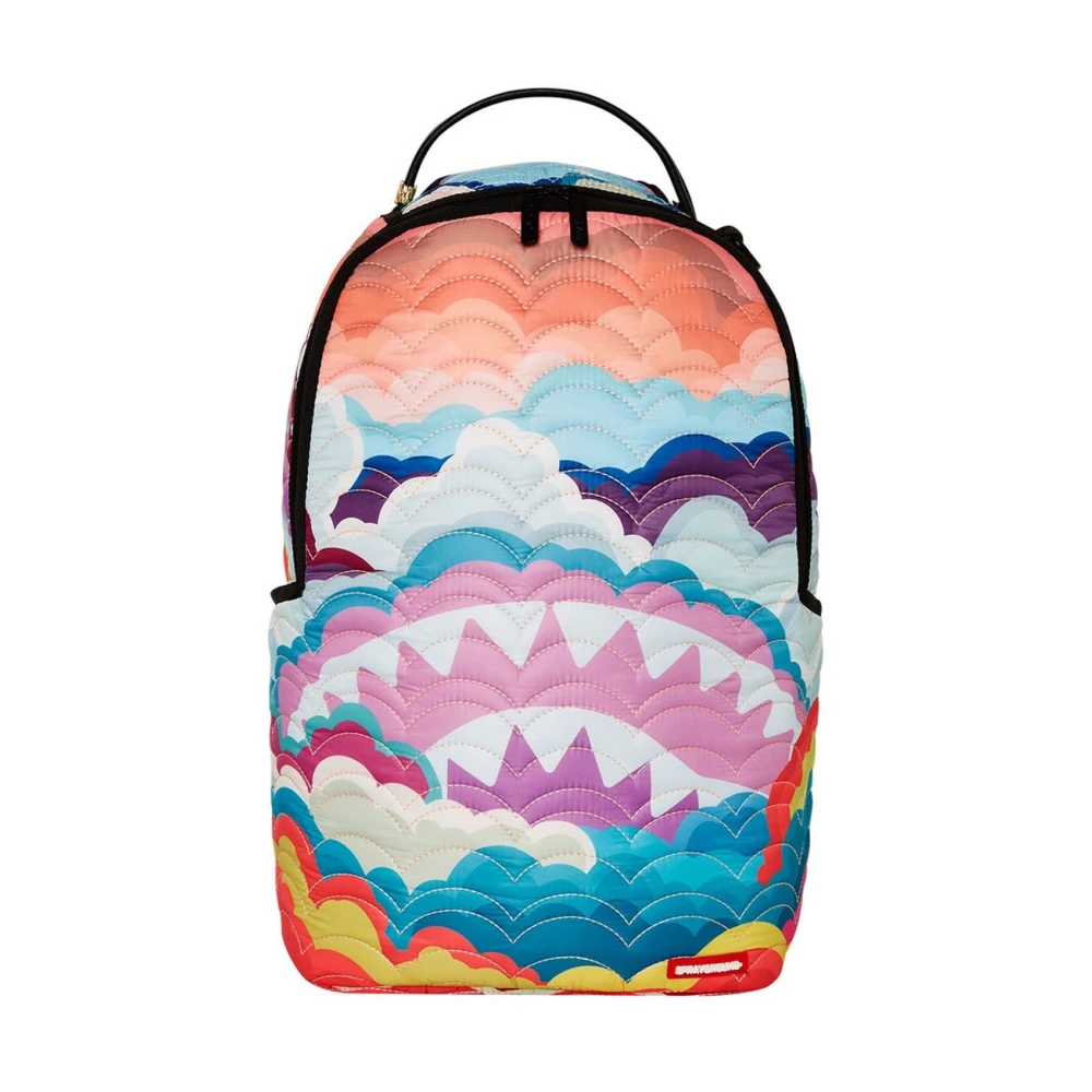 Sprayground Unisex Multicolor Quilted Cloud Shark Dlxs Backpack - Backpacks - One Size - Bags