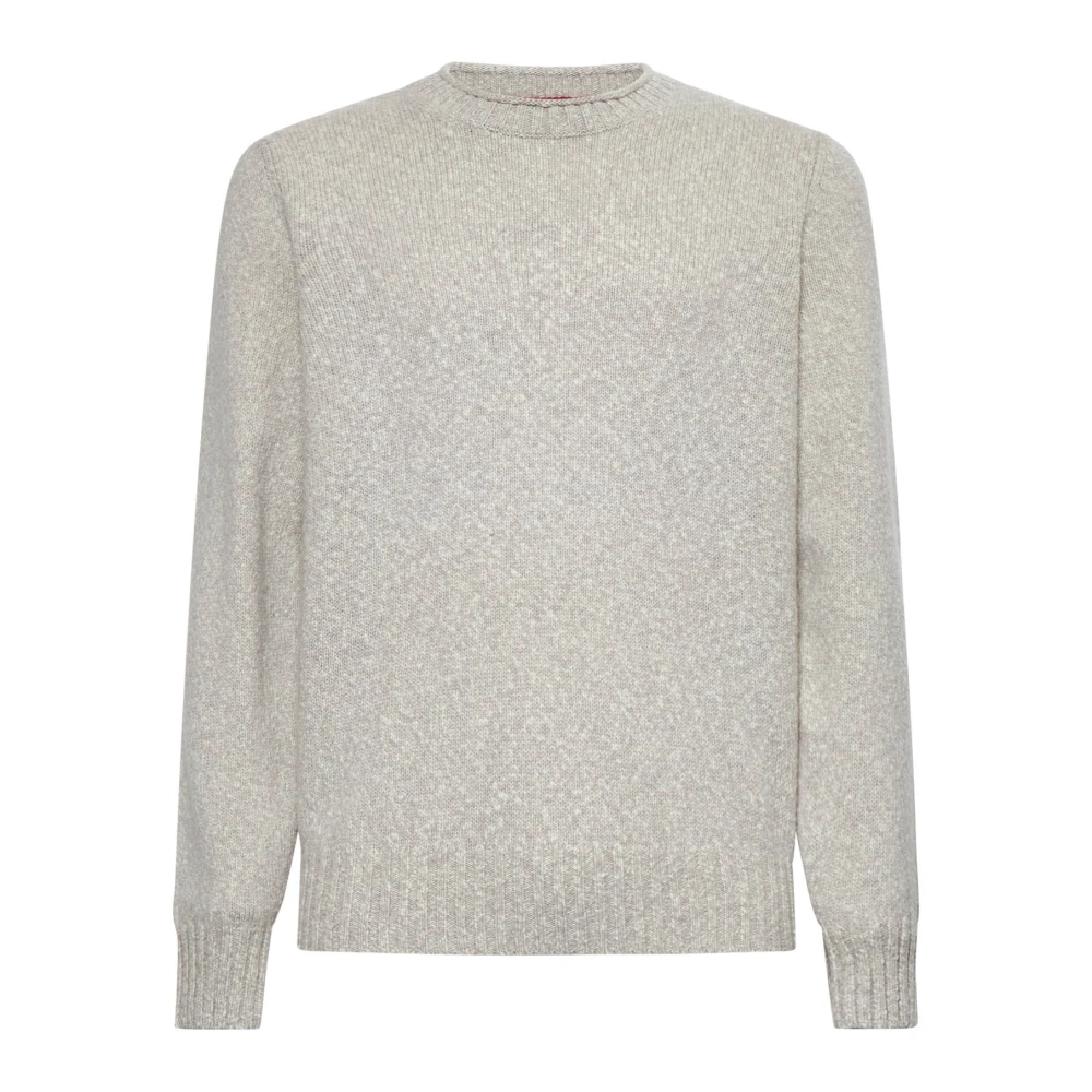 Brunello Cucinelli Men's Gray Luxury Knitwear Collection