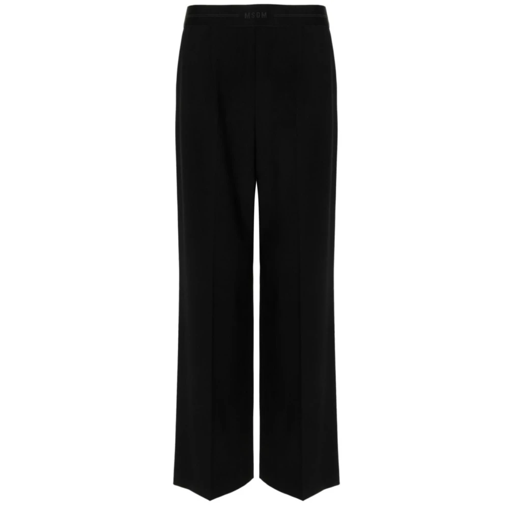Msgm Casual broek met uniek ontwerp Black Dames