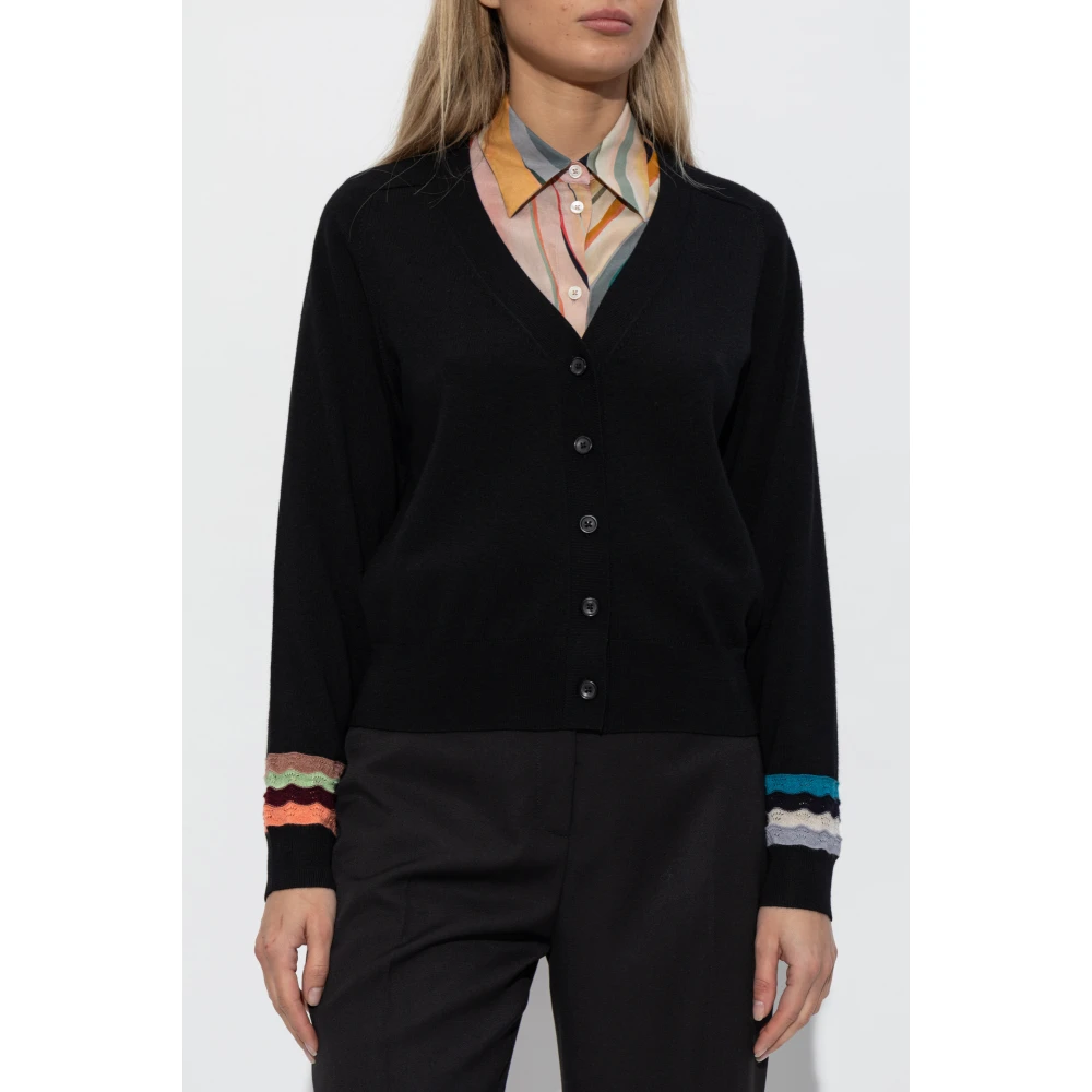 PS By Paul Smith Wollen vest Black Dames