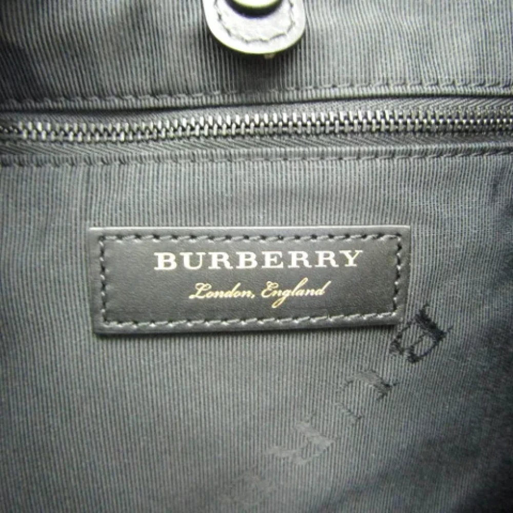 Burberry Vintage Pre-owned Fabric shoulder-bags Green Dames