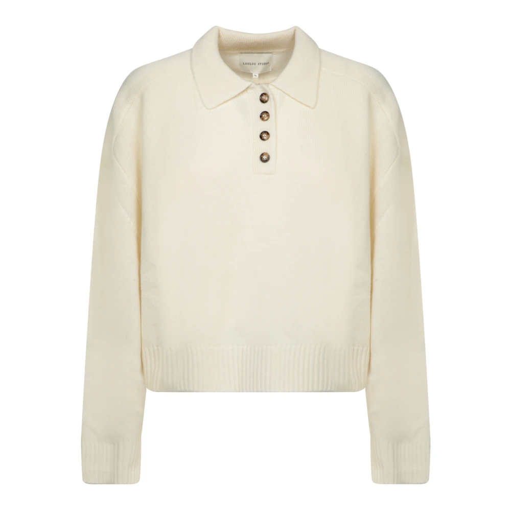 Loulou Studio Witte Trui voor Vrouwen Aw24 Beige Dames