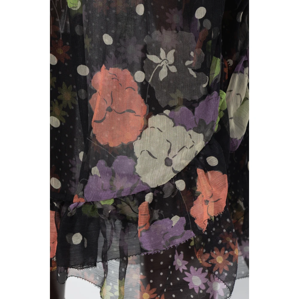 ETRO Zijden rok Black Dames