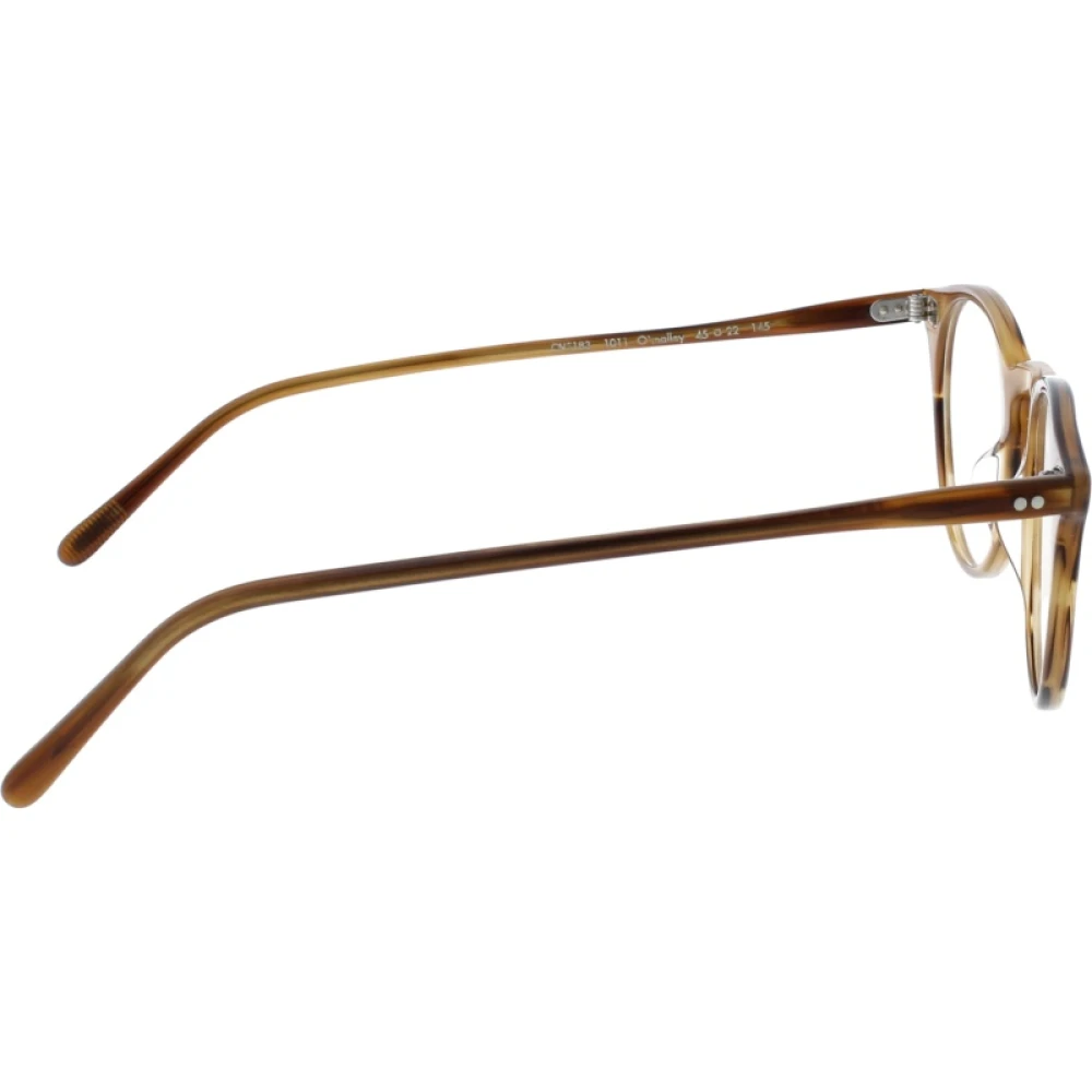 Oliver Peoples Originele voorschriftbrillen met 3 jaar garantie Brown Unisex