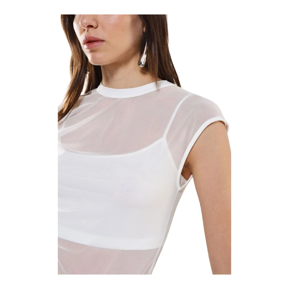 Imperial Mouwloze Top White Dames