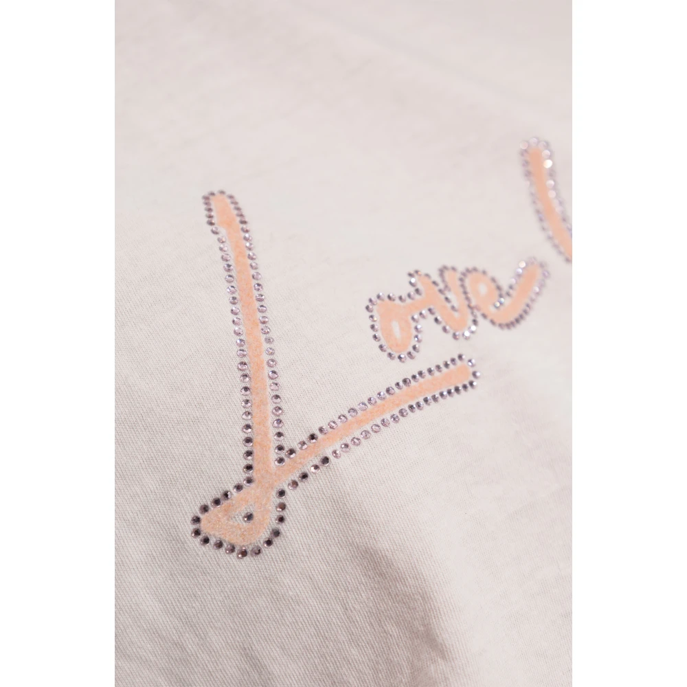 Zadig & Voltaire Bedrukt T-shirt Pink Dames