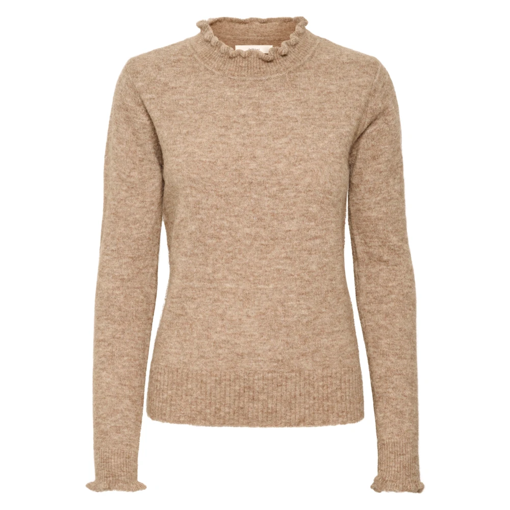 InWear Beige Pullover Sandy Grey Melange Beige Dames