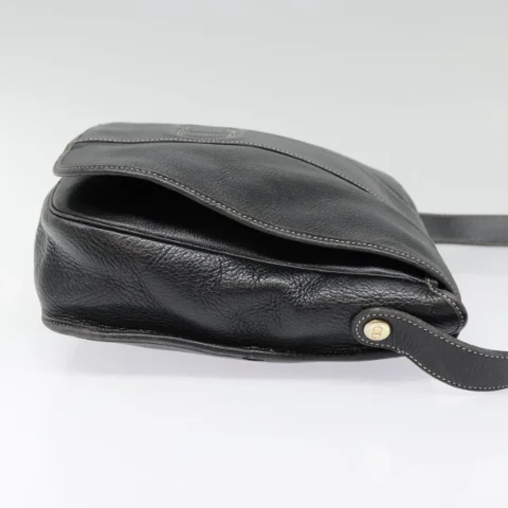 Dior Vintage Pre-owned Leather dior-bags Black Dames