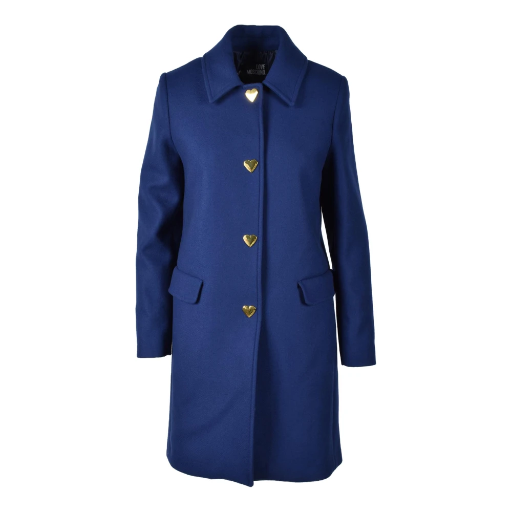 Love Moschino Capospalla Blue Dames