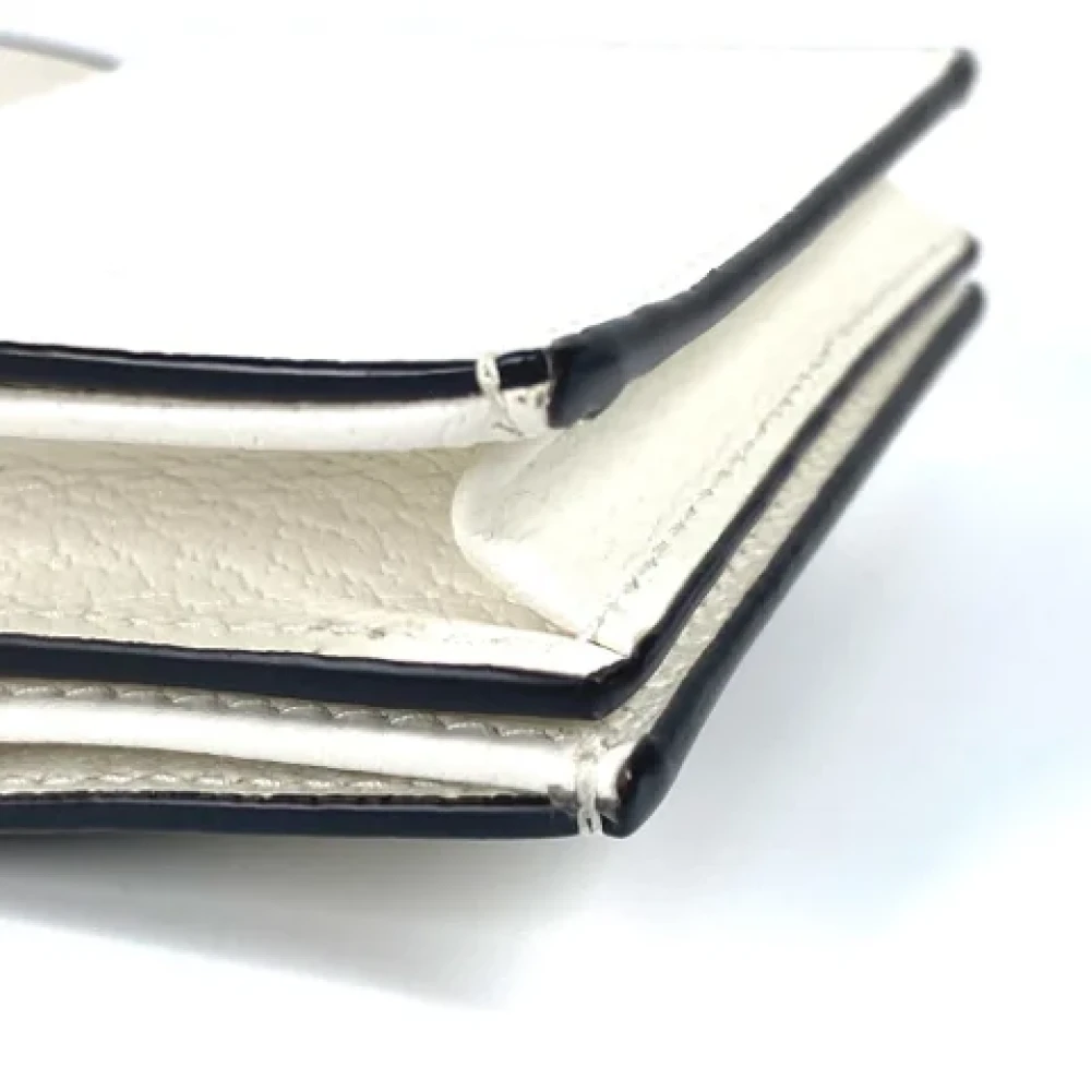Gucci Vintage Pre-owned Leather wallets White Dames