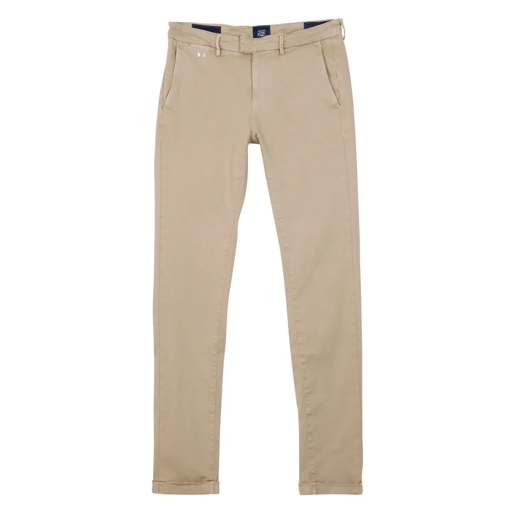 Tramarossa Beige Fleece Sweatpants met elastische tailleband Brown Heren