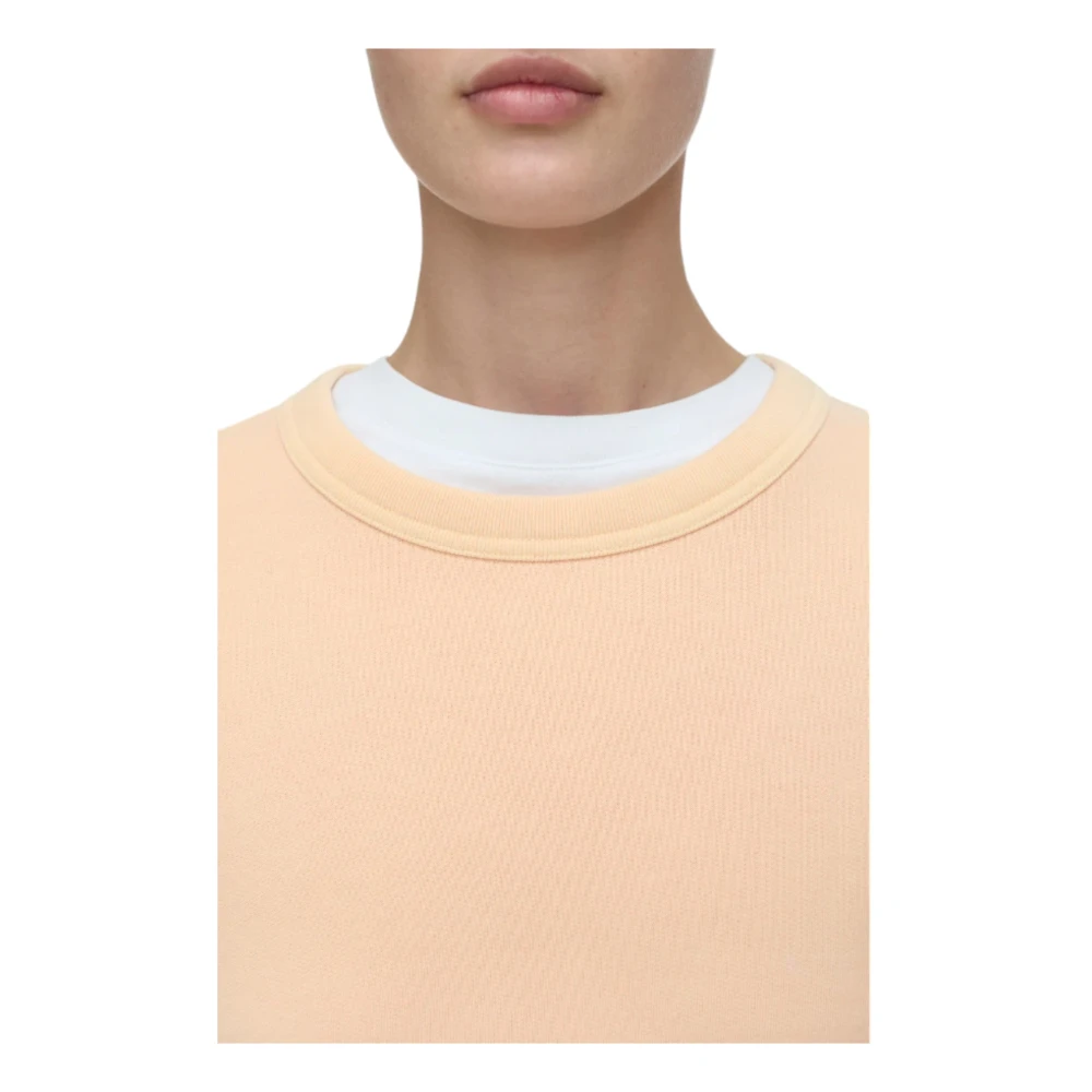 closed Oranje Sweatshirt met Ronde Hals Orange Dames