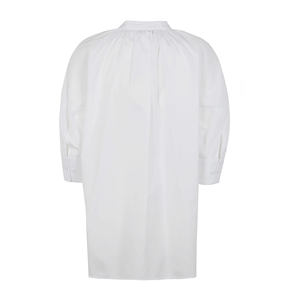 Max Mara Optic White Sjaal Shirt White Dames