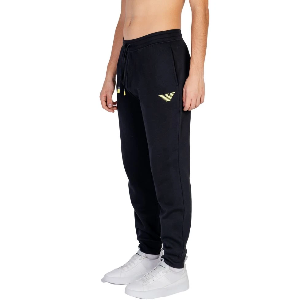 Emporio Armani Zwarte Katoenen Jeans & Broek Black Heren