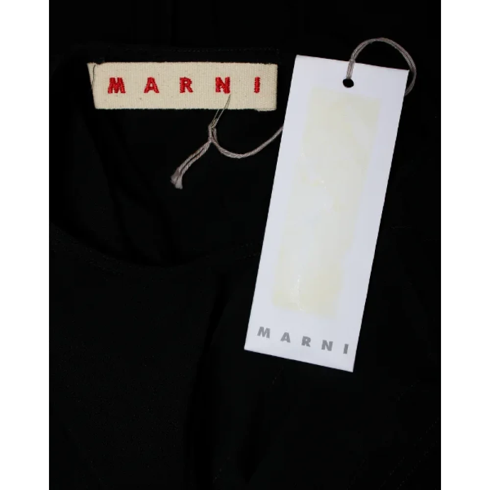 Marni Pre-owned Acetate dresses Black Dames
