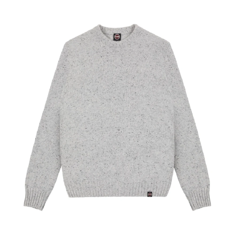 Colmar Multicolor stippen ronde hals trui Gray Heren