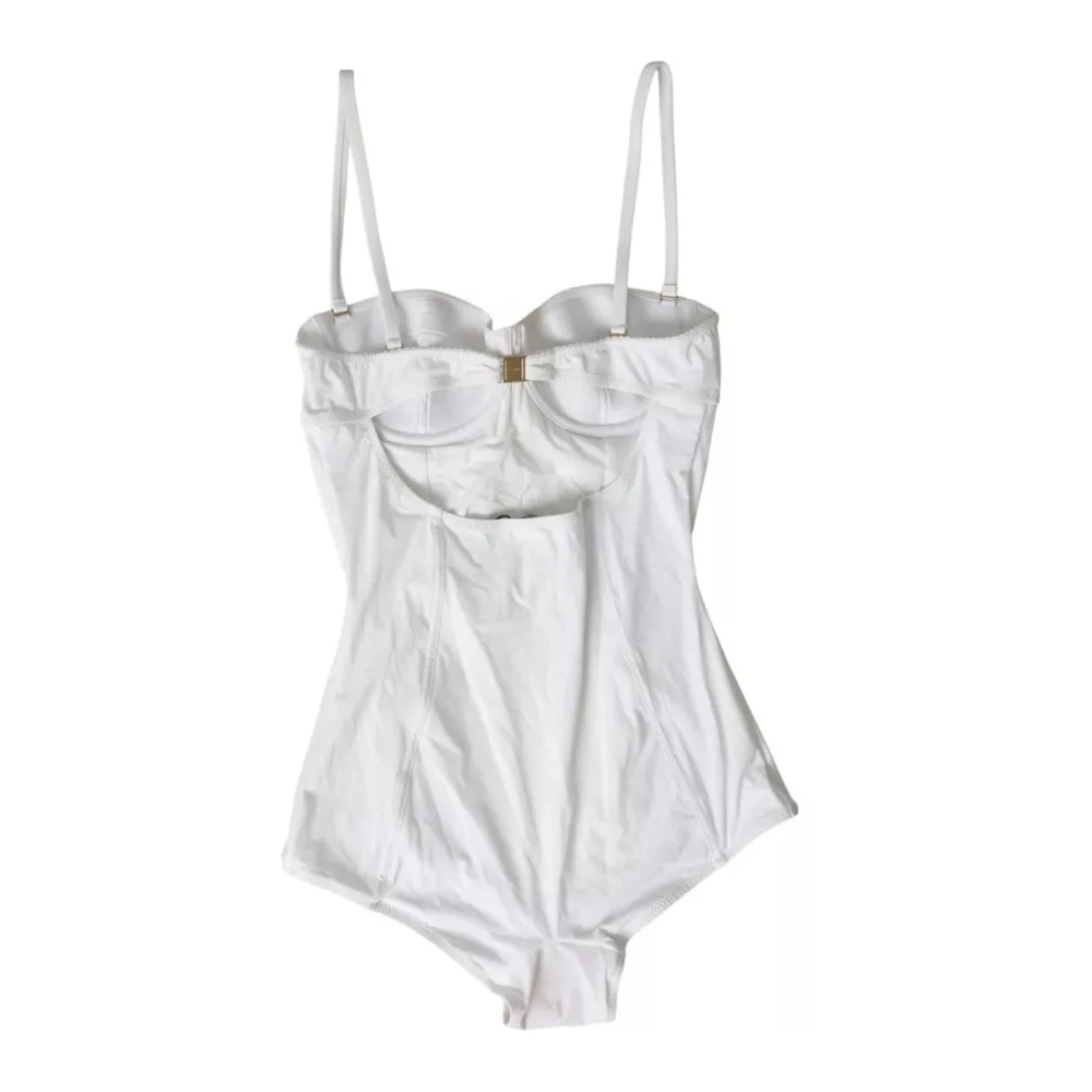 Dolce & Gabbana Witte badpak met één stuk gemaakt in Italië White Dames