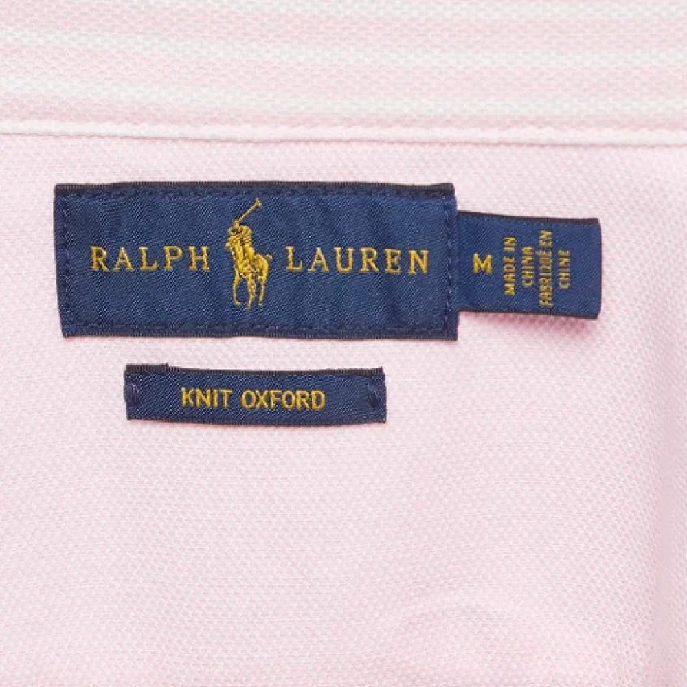 Ralph Lauren Pre-owned Cotton tops Pink Heren
