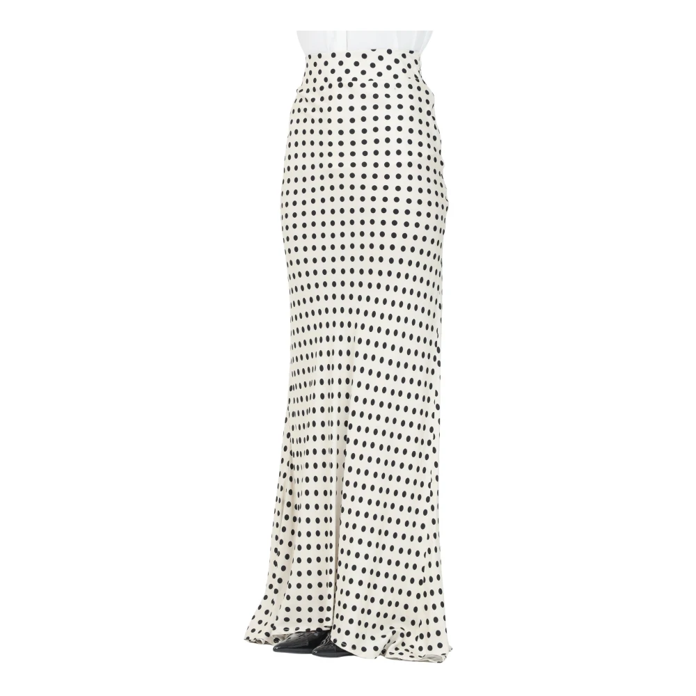 Mar De Margaritas Elegante Polka Dot Zeemeermin Rok White Dames