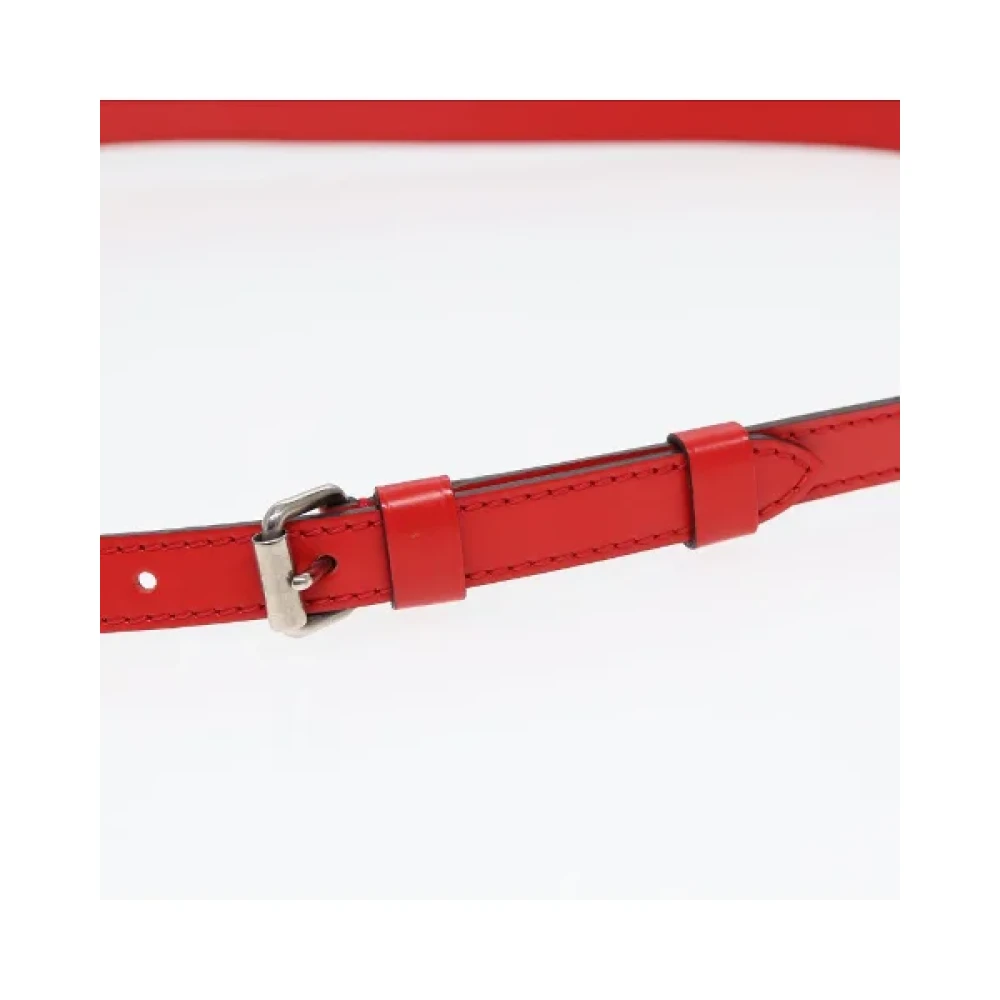Louis Vuitton Vintage Pre-owned Leather home-office Red Dames