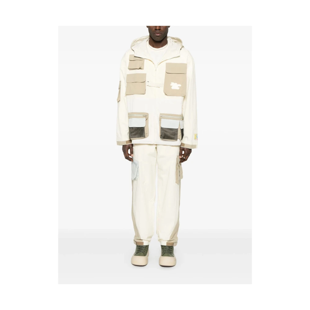 KidSuper Studios Beige Cargo Broek met Trekkoord Taille Beige Heren