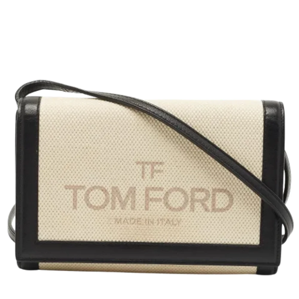 Tom Ford Pre-owned Canvas wallets Black Dames
