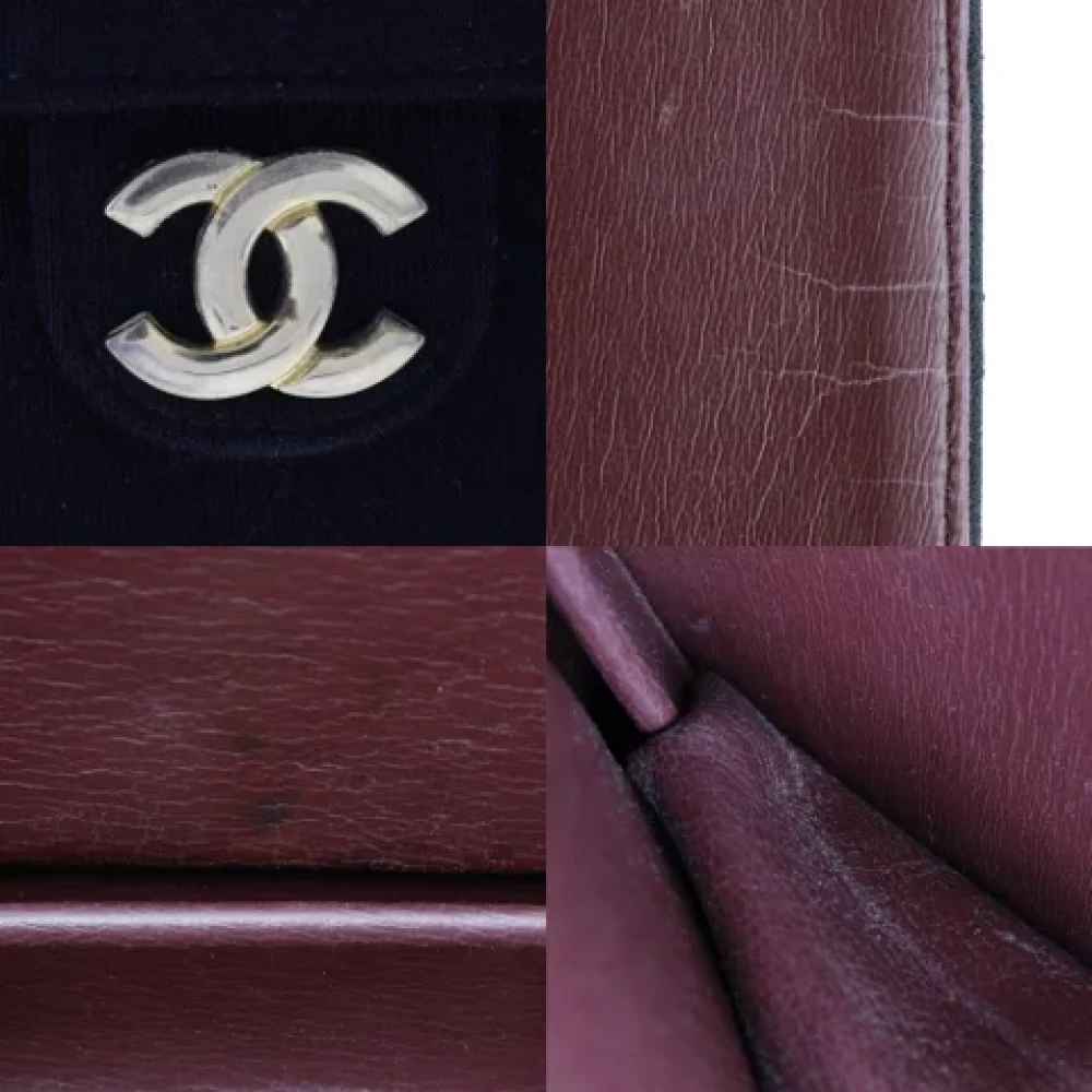 Chanel Vintage Pre-owned Cotton chanel-bags Black Dames