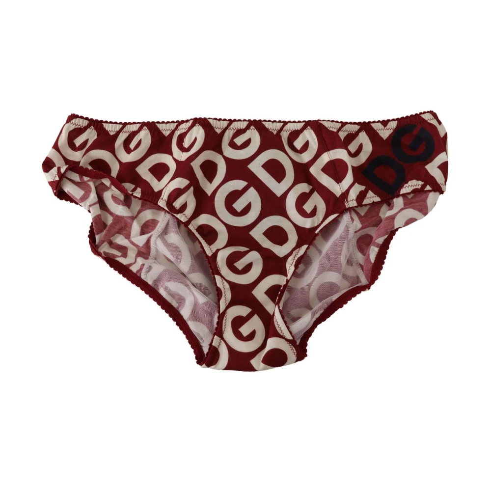 Dolce & Gabbana Women's Logo Print Bikini Briefs