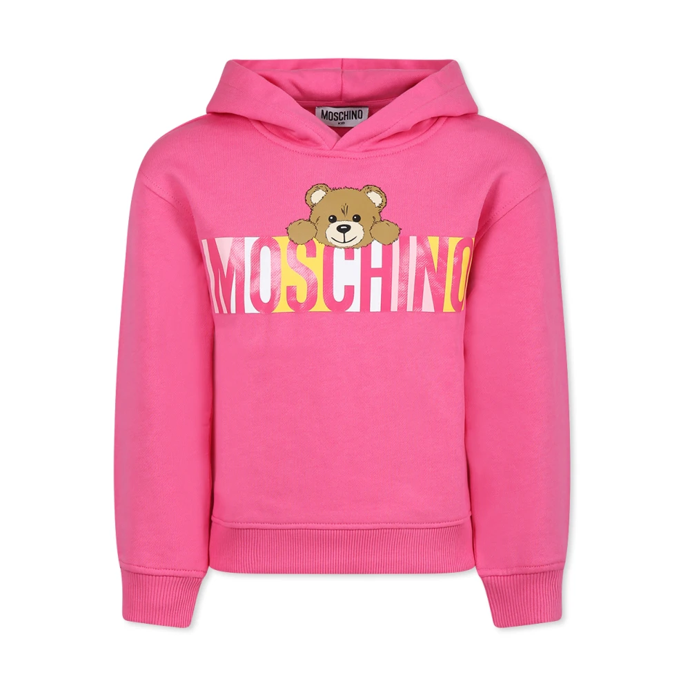 Moschino Fuchsia Teddy Bear Hoodie Pink, Unisex