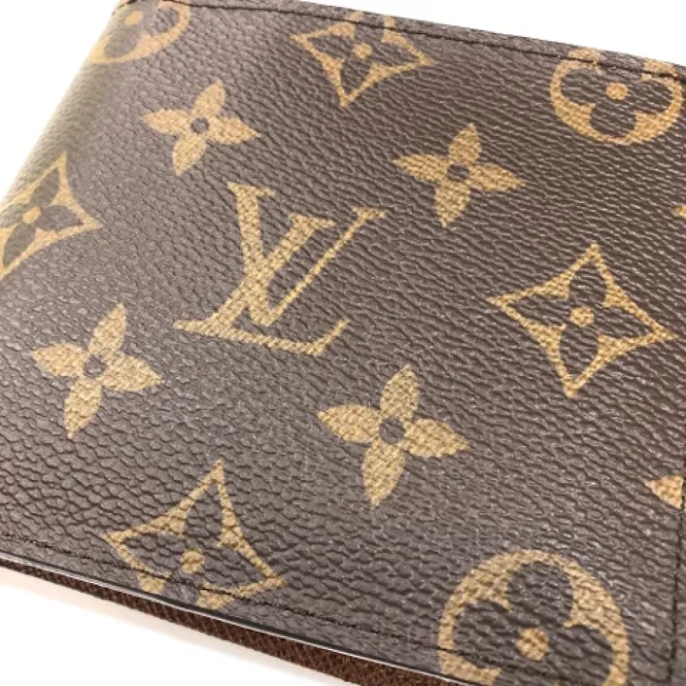 Louis Vuitton Vintage Pre-owned Canvas wallets Brown Dames