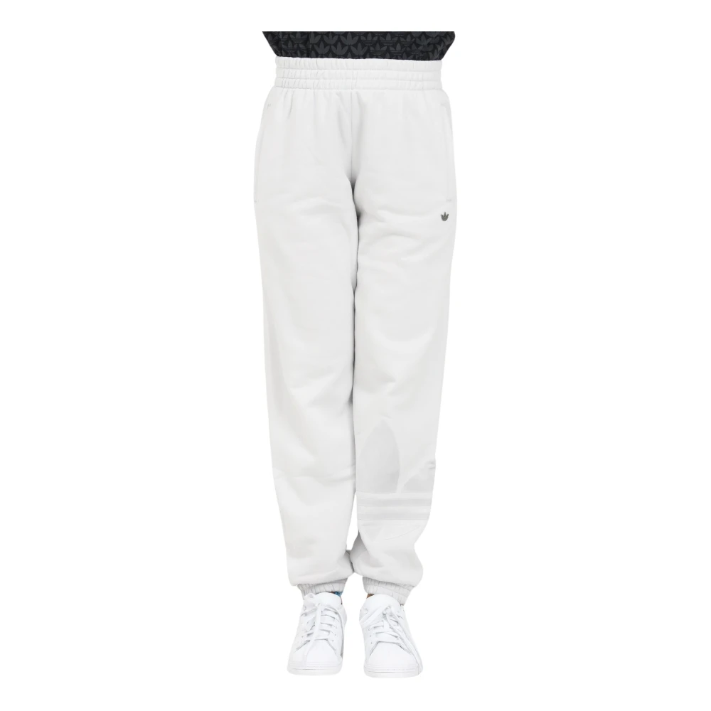 Adidas Originals Witte casual broek met modern design White Dames