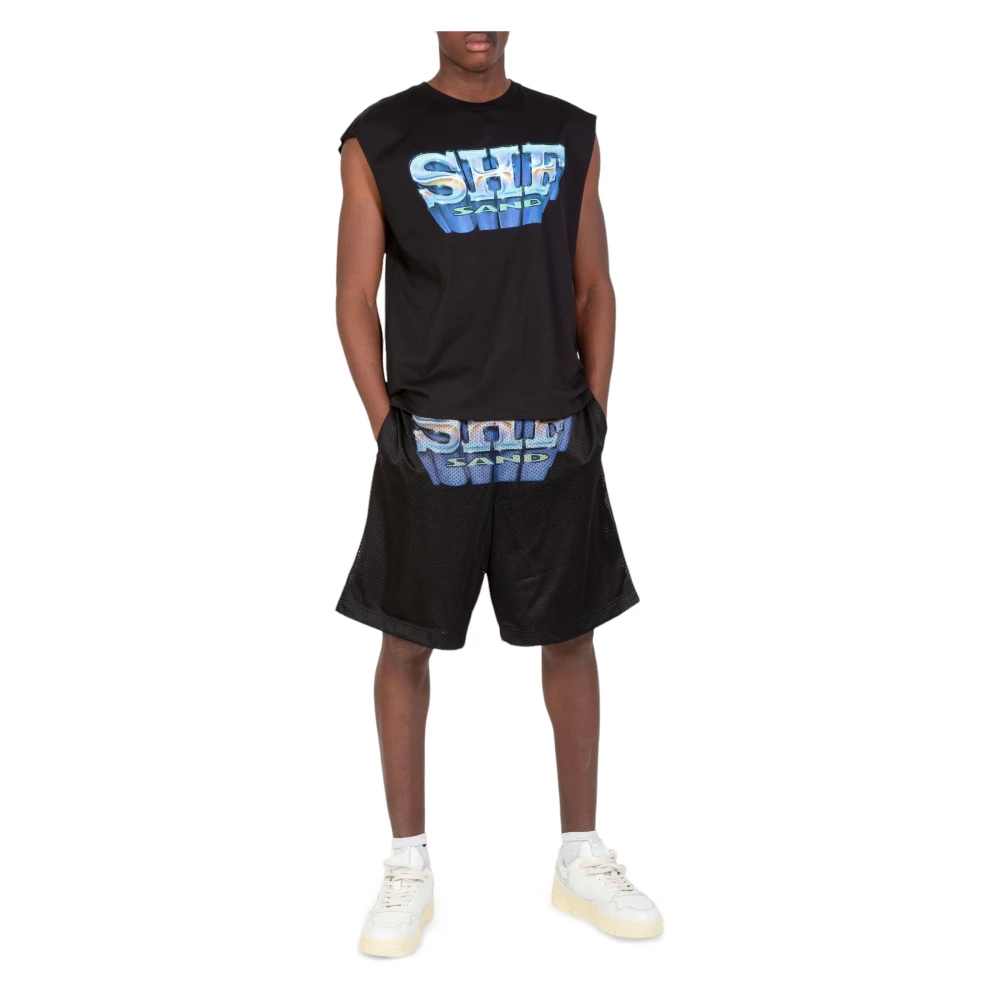 SKY High Farm Zwarte Mesh Shorts voor Actieve Slijtage Black Heren