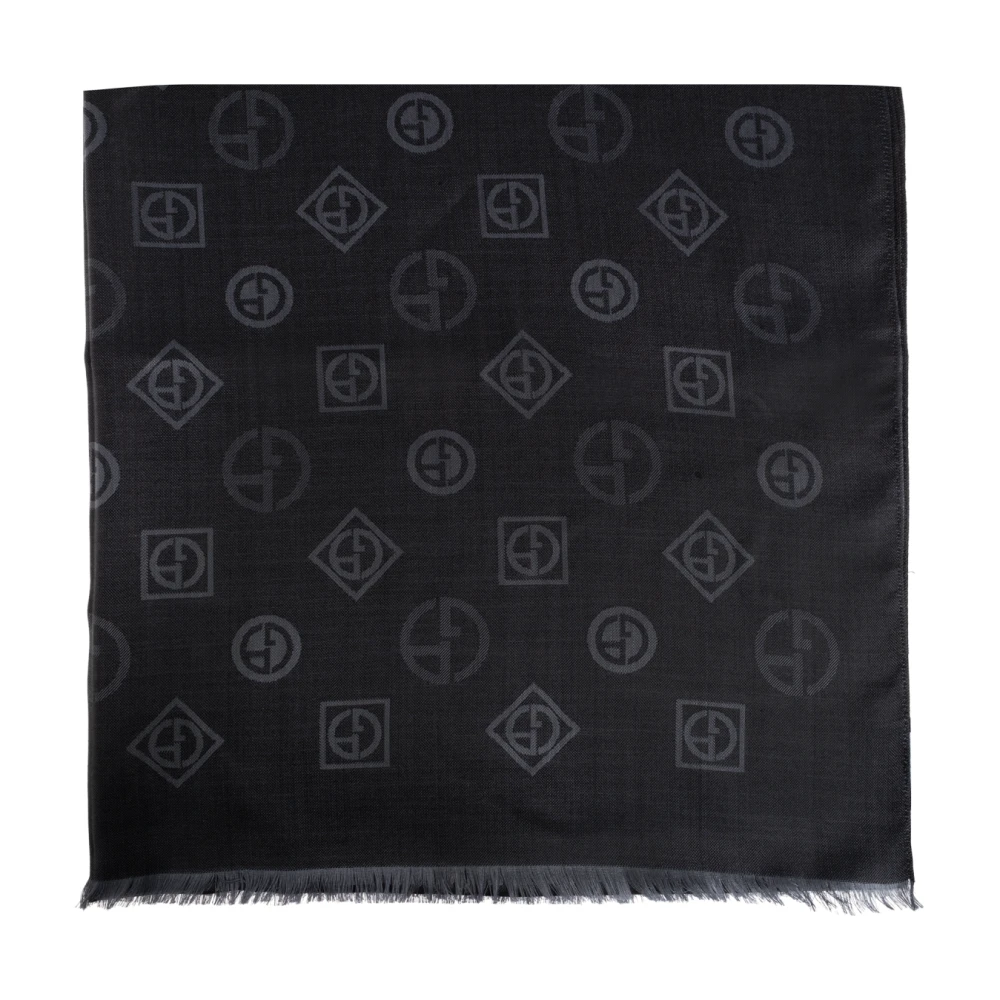 Giorgio Armani Grå Sidenscarf