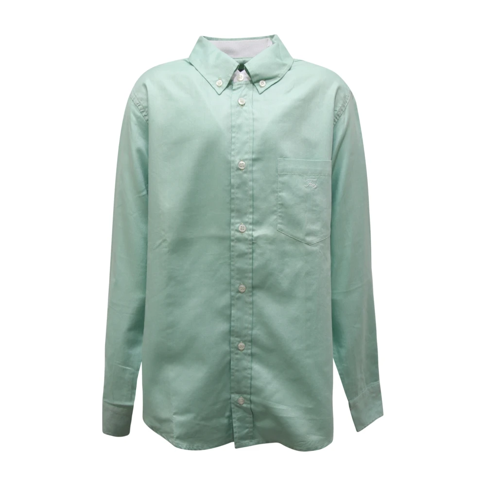Fay Boys Green 9A5020 Ac540 Shirt - Kids Shirts - 4 Y - Kids
