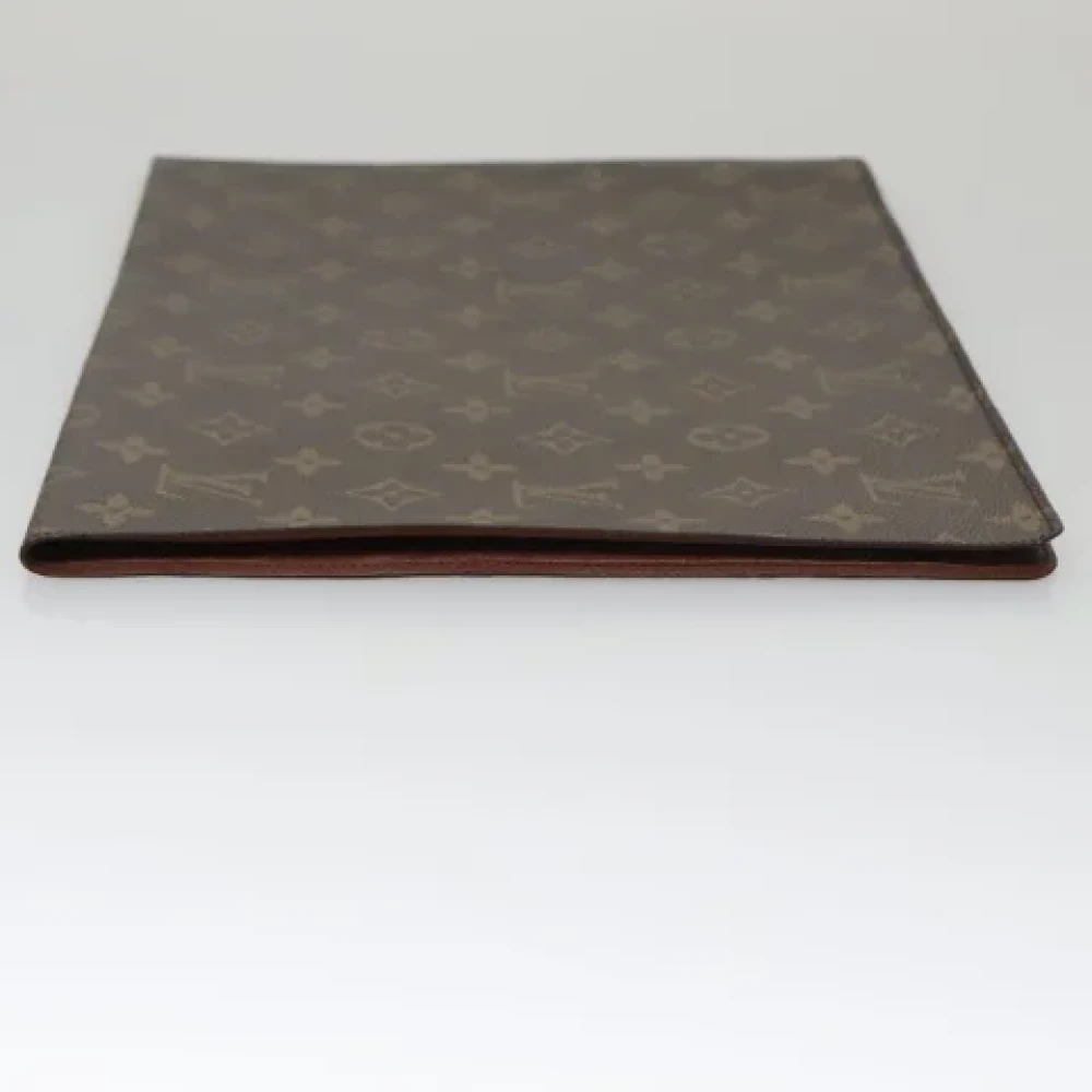 Louis Vuitton Vintage Pre-owned Canvas clutches Brown Dames