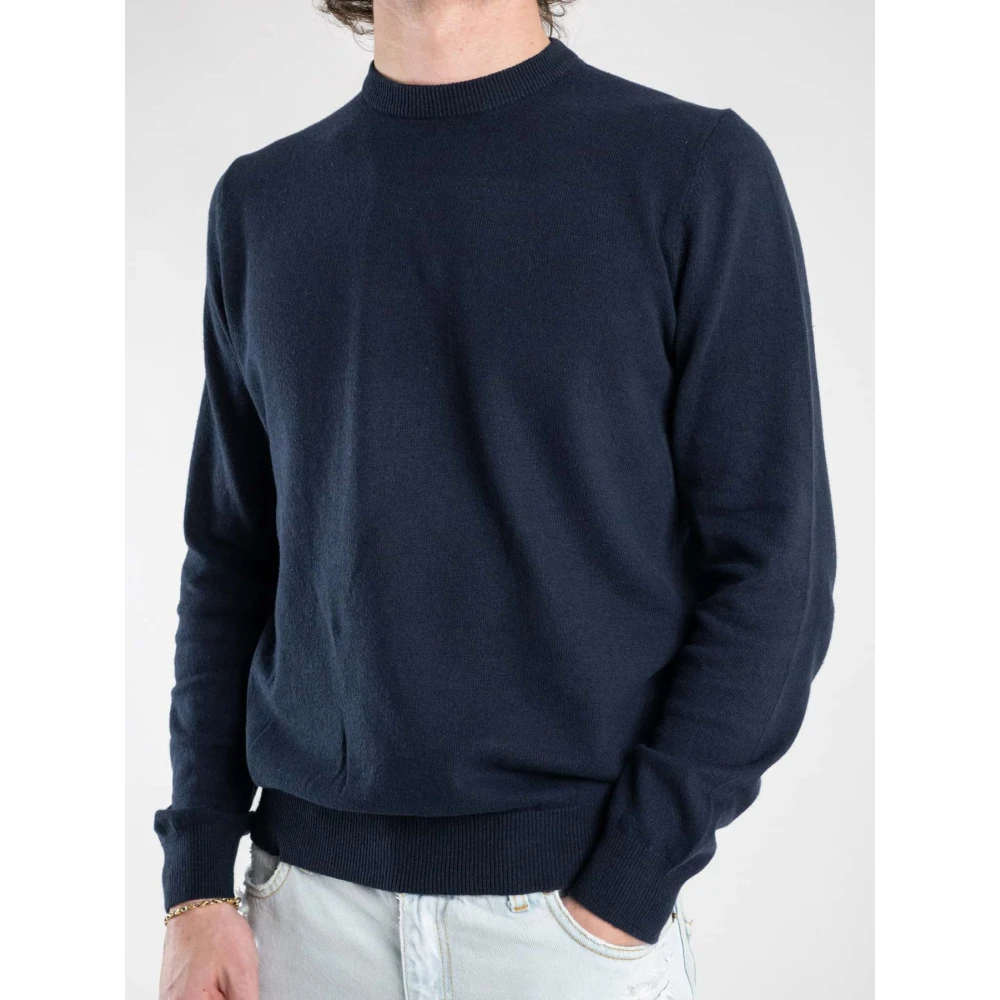 Only & Sons Round-neck Knitwear Blue Heren