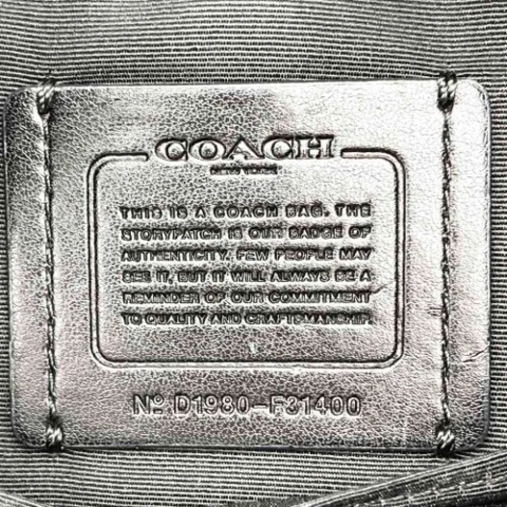 Coach Pre-owned Leather handbags Black Dames