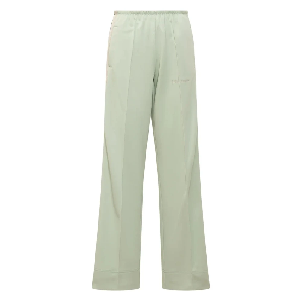 Palm Angels Trousers Green Heren