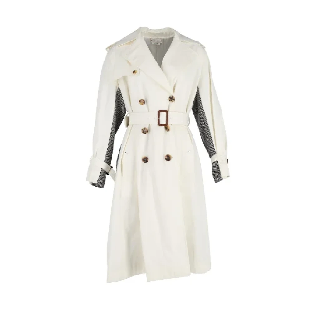 Alexander McQueen Pre-owned Wool outerwear White Dames