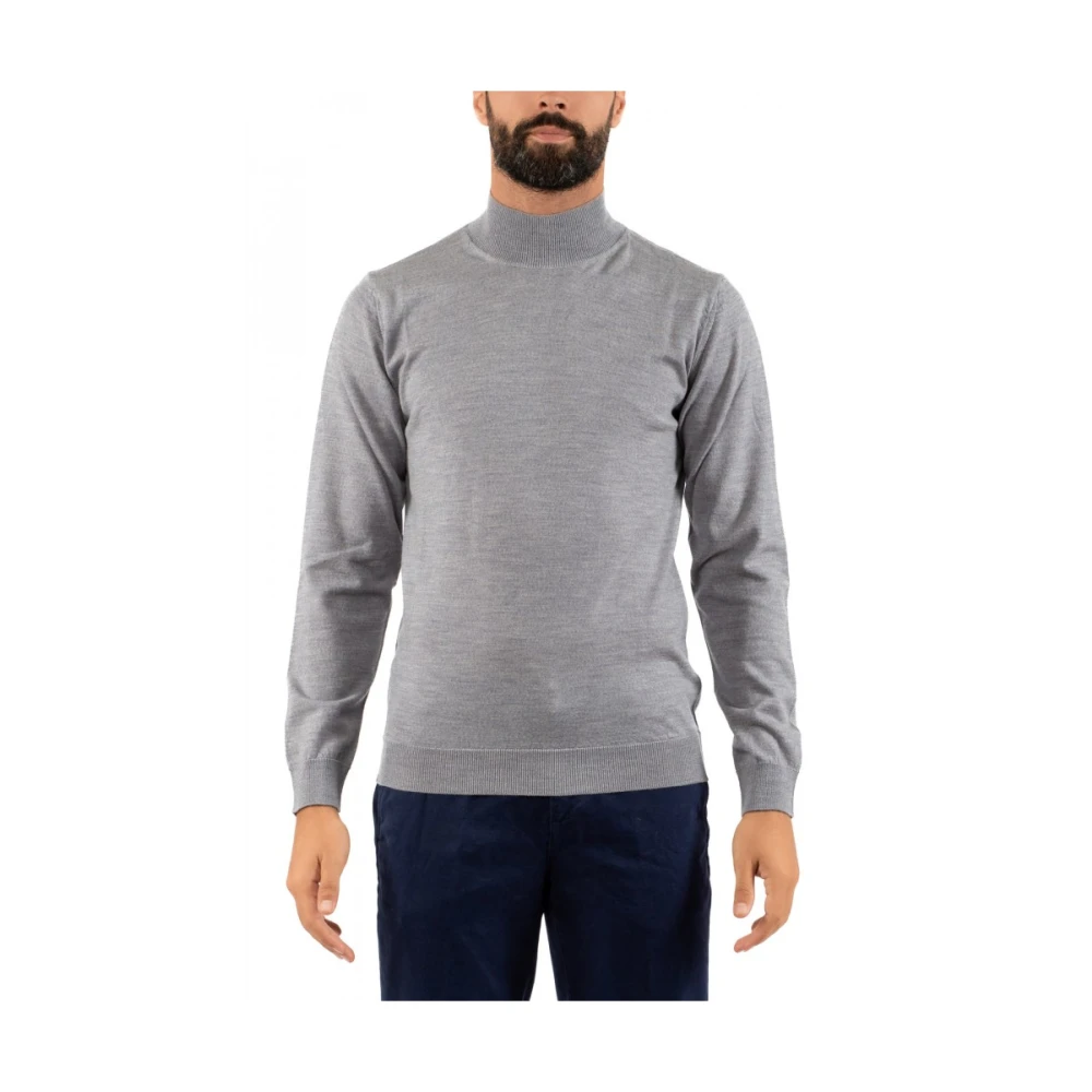 Daniele Fiesoli Heren Trui Lupetto Stijl Gray Heren
