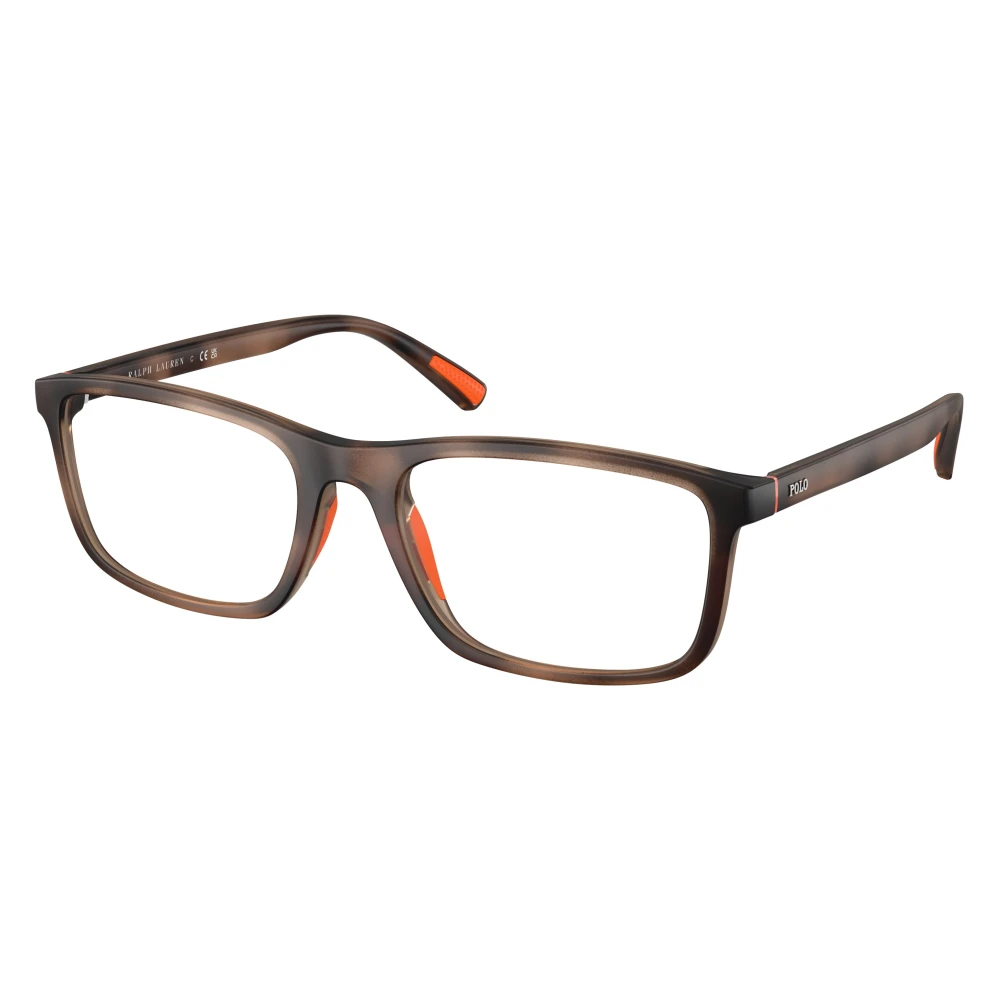 Polo Ralph Lauren Men's Brown Glasses, 55 Mm, Rectangle Optical Frame
