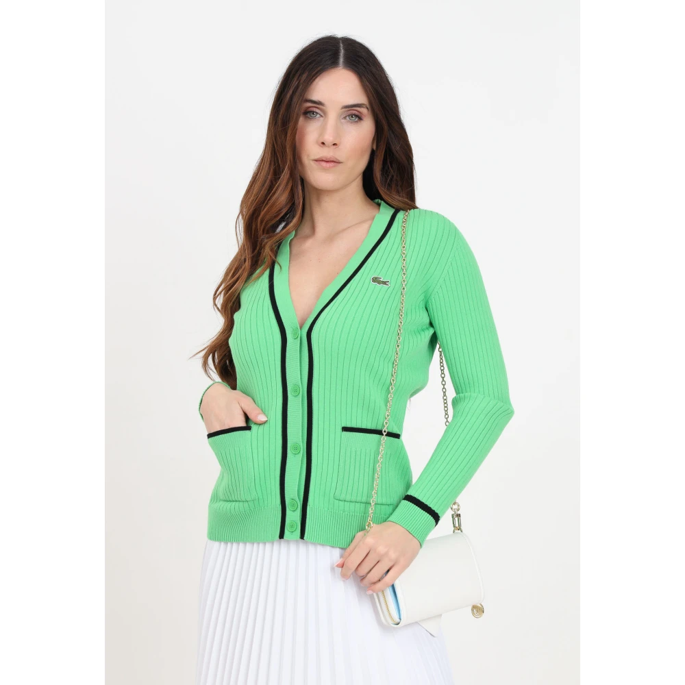 Lacoste Cardigans Green Dames