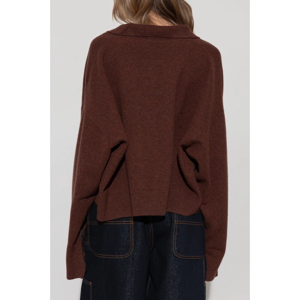 ETRO Trui met kraag Brown Dames