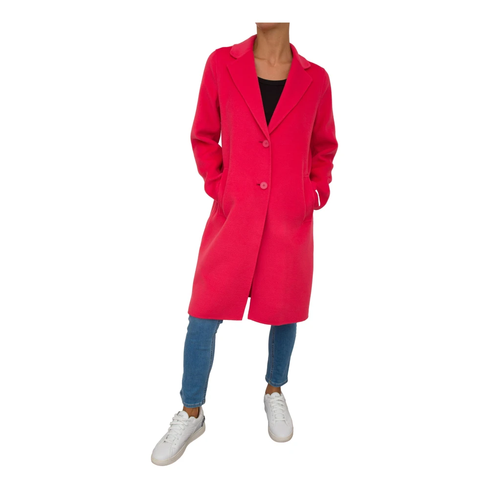 Marella Roze Enkellange Jas Pink Dames