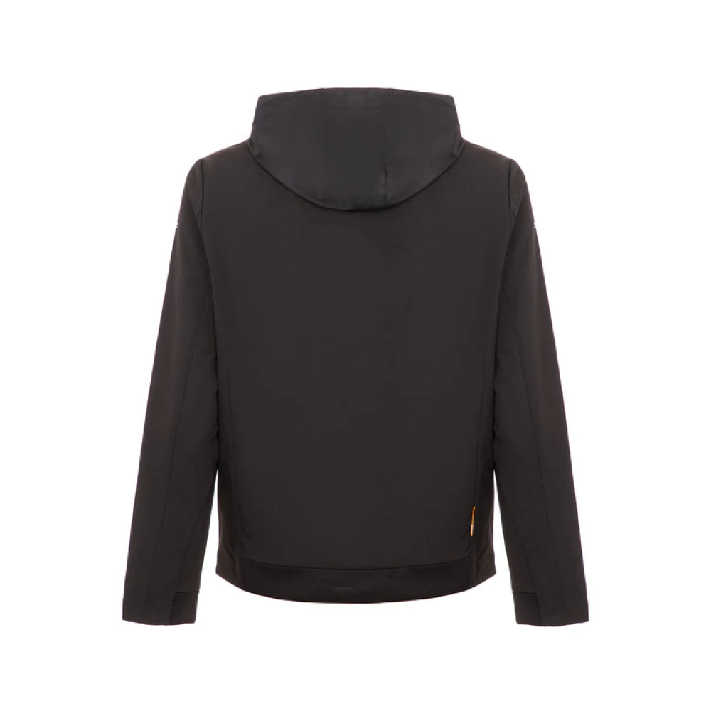 Suns Katoenen parka en pufferjassen Black Heren