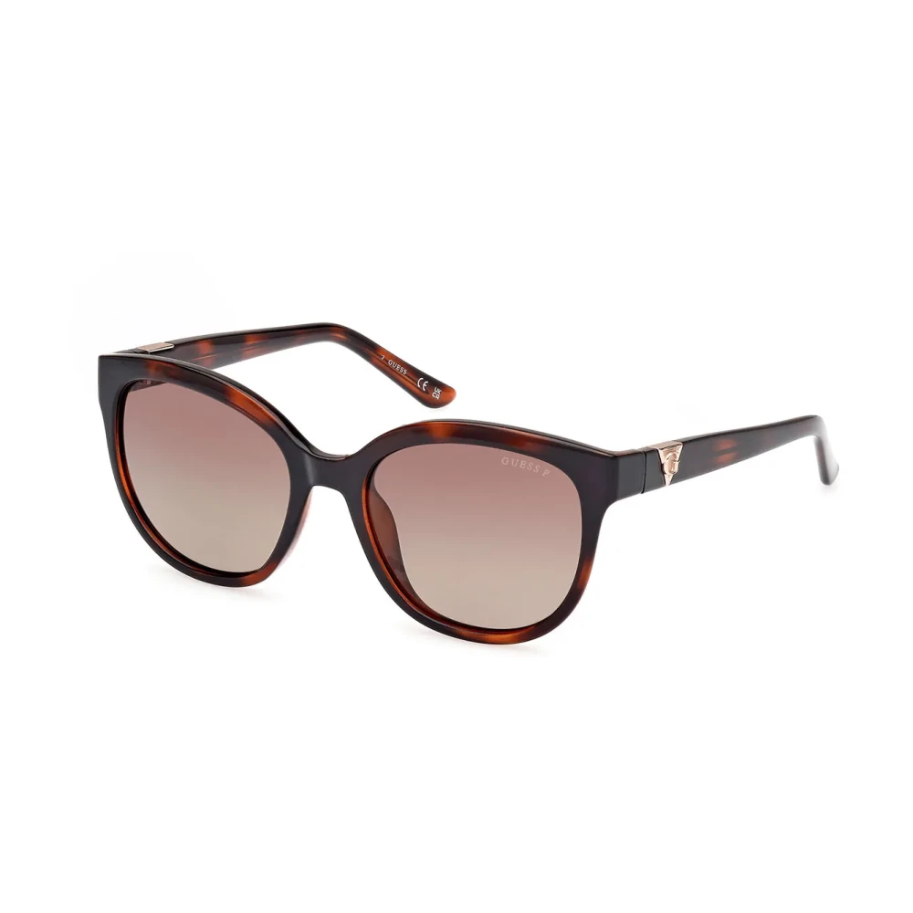 Guess Women's Brown Sunglasses, 56 Mm, Round Polarized Sunglasses